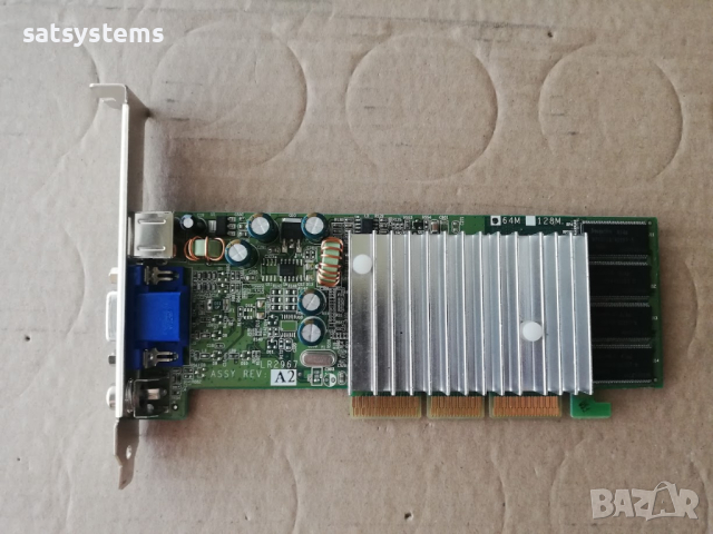 Видео карта NVidia GeForce MX4000 Leadtek WinFast A180BT 64MB DDR 64bit AGP