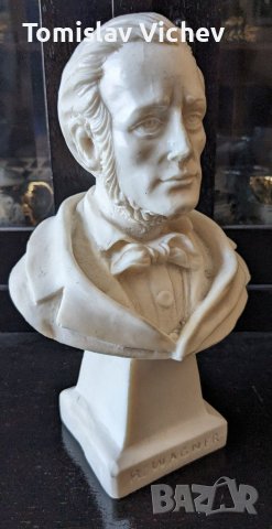 Вагнер бюст, детайлен , снимка 5 - Антикварни и старинни предмети - 41765280