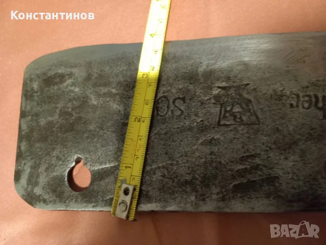 Немски кован сатър, снимка 4 - Антикварни и старинни предмети - 56138115