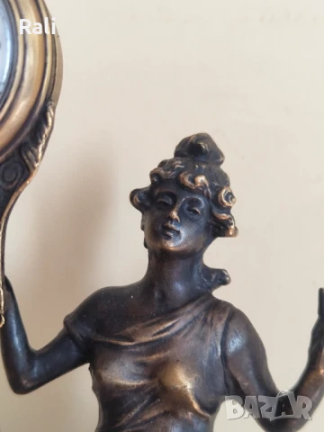 Настолен бронзов часовник 5, снимка 4 - Други - 51312261