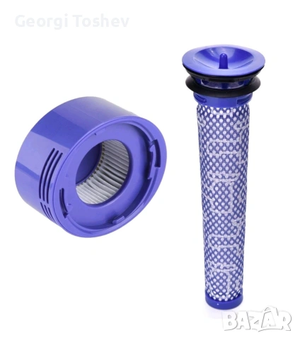 Dyson V7, с MOP за мокро почистване и глави за  гладки повърхности и килими, снимка 8 - Прахосмукачки - 53613663