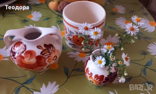  Ръчно рисувани вазички Koło, снимка 10 - Антикварни и старинни предмети - 47484490