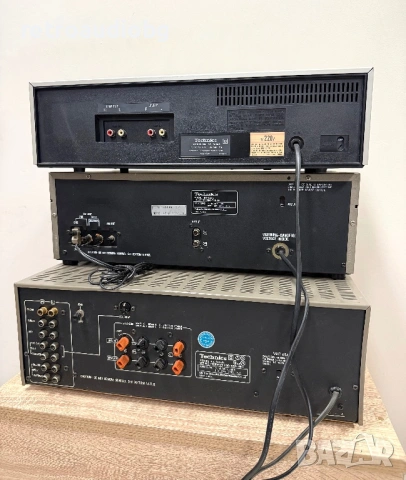 🔊ТОП аудио система - сет TECHNICS - усилвател, тунер и триглав дек🔉, снимка 6 - Аудиосистеми - 53597547
