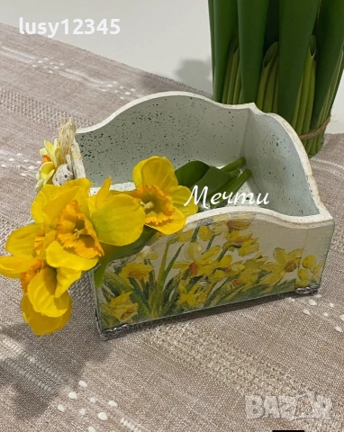 Панерче със слънчеви нарциси!, снимка 6 - Декорация за дома - 53399610