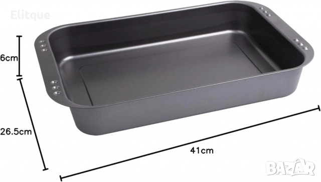 Дълбока тава за печене с незалепващо покритие, снимка 2 - Други - 52713944