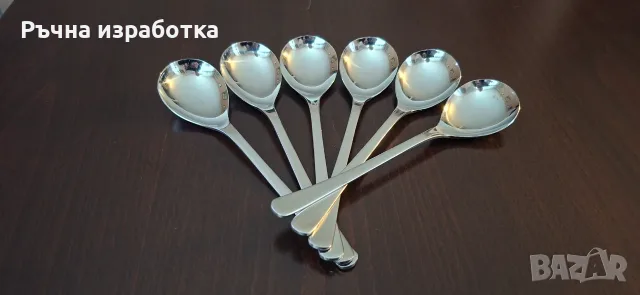 Marke Tischfein Crominox комплект лъжици 6бр. прибори за хранене кухня супа основно ястие