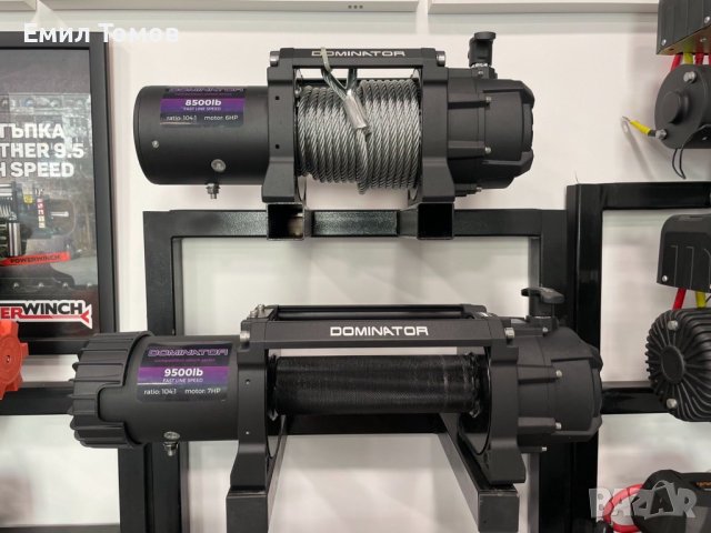 Лебедка електрическа бърза (състезателна) DOMINATOR 13000lb (5907 kg) синтетично въже, снимка 6 - Аксесоари и консумативи - 39272387
