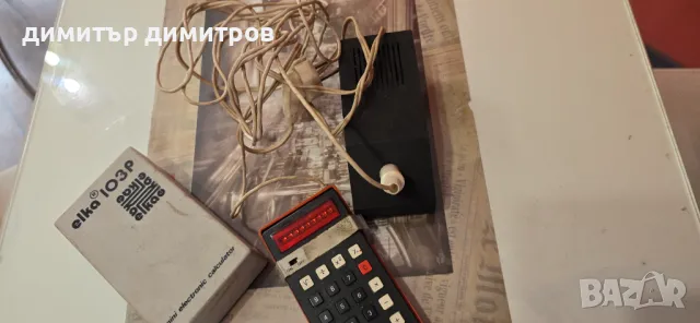 КАЛКУЛАТОР - ЕЛКА 103P - СТАРА - РЯДКА-пълен комплект, снимка 2 - Други ценни предмети - 49459629