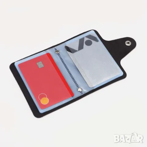 3554 Кожен визитник калъф за документи картодържач, 24 страници, снимка 5 - Портфейли, портмонета - 39680739