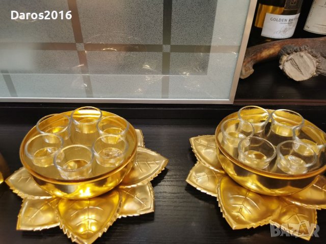 Комплекти чаши за ром, алуминий, снимка 3 - Антикварни и старинни предмети - 39829892