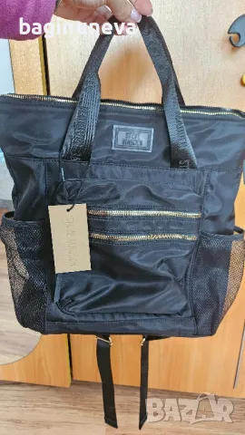 Нова дамска черна чанта Steve Madden, снимка 5 - Чанти - 50111332