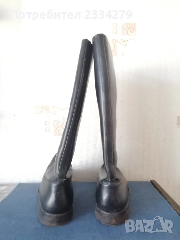 Стари офицерски, военни ботуши, кожа гьон, перфектни, неупотребявани. , снимка 3 - Антикварни и старинни предмети - 53695872