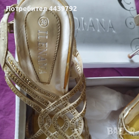 Елегантни дамски обувки с висок ток,нови., снимка 3 - Маратонки - 53368749