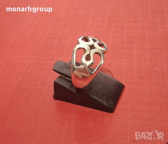 Сребърен пръстен, снимка 2 - Пръстени - 52656307