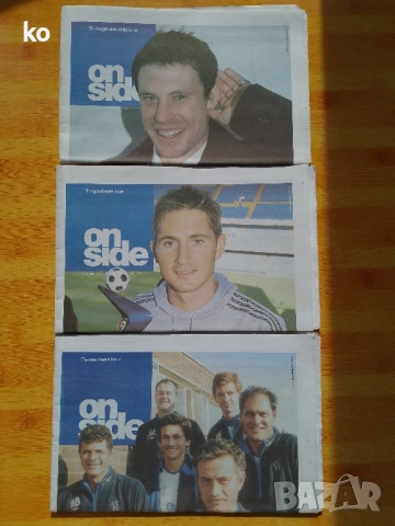 Chelsea FC-вестници клубни 2003,2004г,6 броя+2бр програми на Челси , снимка 7 - Списания и комикси - 51549154