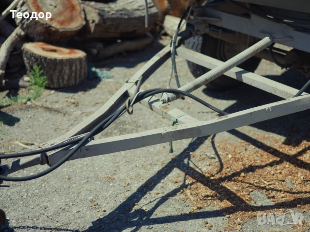 Двуосово ремарке с хидравлика и спирачки, снимка 8 - Ремаркета - 51476891