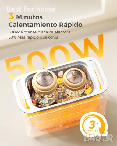 Двоен нагревател за шишета и стерилизатор 10 в 1  WityEye, снимка 2 - Стерилизатори - 50325510