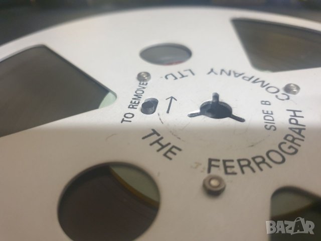 18см алуминиева магнетофонна ролка Ferrograph С ленти и кутии. , снимка 2 - Други музикални жанрове - 41972998