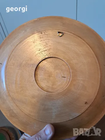 Красива дърворезбована чиния за стена    17/2, снимка 6 - Декорация за дома - 48994894