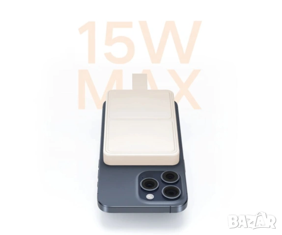 Външна батерия Xiaomi Qi Magnetic Power Bank 6000mAh ЗАПЕЧАТАНА, снимка 3 - Външни батерии - 53576850