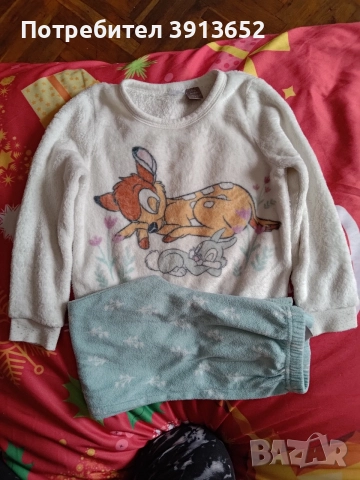 зимни детски меки пижами за момиче 