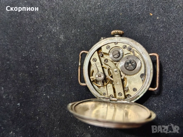 Швейцарски сребърен ръчен дамски часовник - 6 РУБИНА, снимка 13 - Джобни - 50994374