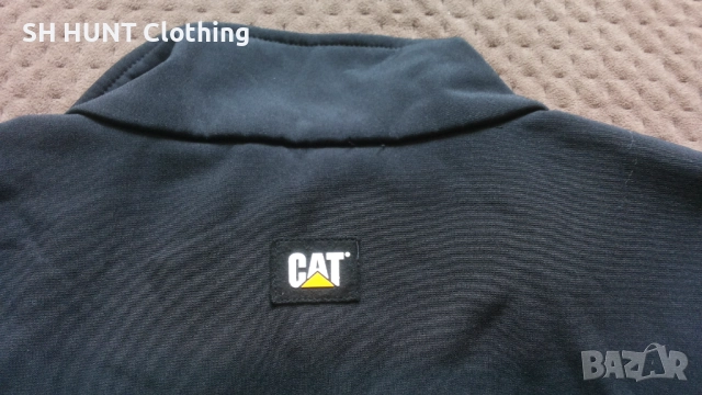 CATERPILAR Softshell Work Jacket размер XL работна горница вятърно устойчива W4-218, снимка 5 - Суичъри - 52111276
