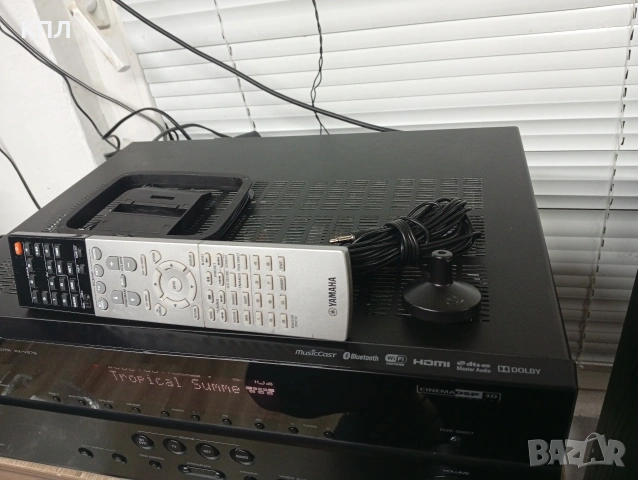 7.2 канален ресивър YAMAHA RX-V 679 Bluetooth 4K Wi-fi , снимка 5 - Ресийвъри, усилватели, смесителни пултове - 53611083