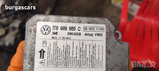 Централа Airbag 1T0 909 605 C VW Touran - 60лв, снимка 3 - Части - 51419782