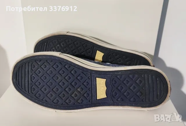 дънкови кецове на Levi's , снимка 4 - Маратонки - 48329946