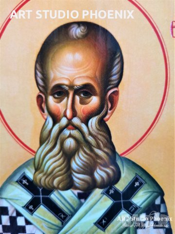 Икона на Свети Григорий ikona sveti grigorii, снимка 2 - Икони - 30176338