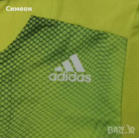 Adidas оригинална тениска S Адидас спортна фланелка спорт фитнес, снимка 4 - Спортни дрехи, екипи - 36418110