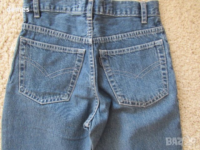 Дънки за момиче размер 29/32 с капси, снимка 8 - Детски панталони и дънки - 51279553