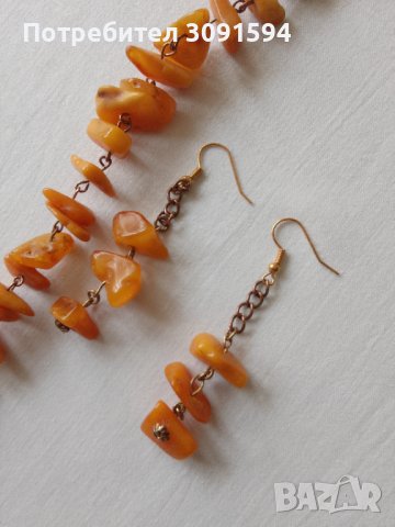 Кехлибарена огърлица и обици, снимка 13 - Антикварни и старинни предмети - 41375928