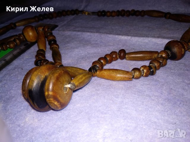МНОГО ОРИГИНАЛНО КРАСИВО КОЛИЕ ОГЪРЛИЦА от РОГ РЪЧНА МАЙСТОРСКА ТРАДИЦИОННА ИЗРАБОТКА 34771, снимка 6 - Колиета, медальони, синджири - 39191072