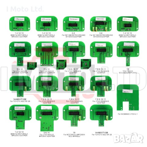 22бр BDM адаптери за KTAG, KESS, KTM100, MPPS, Chip Tuning, снимка 3 - Аксесоари и консумативи - 41738530