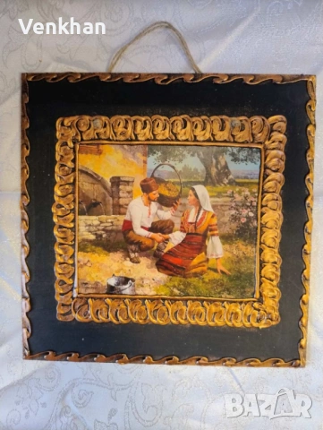 Картини размер 25/25 см на дървена основа., снимка 4 - Картини - 53002944