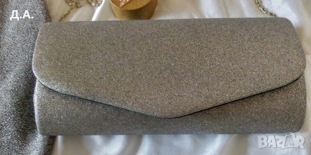 Нова сребриста рокля и чанта , снимка 13 - Рокли - 41591256