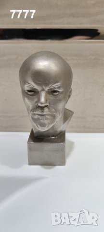 Алуминиев бюст на Ленин , снимка 4 - Антикварни и старинни предмети - 39584121