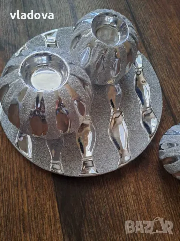 Нови свещници с поставка, от Белгия , снимка 2 - Декорация за дома - 49527841