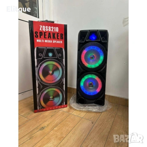 Преносима караоке колона ZQS8210, снимка 4 - Друга електроника - 53127523