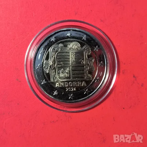АНДОРА 2 евро 2024 г. UNC