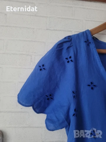 Лятна синя рокля С/М, снимка 6 - Рокли - 51197171