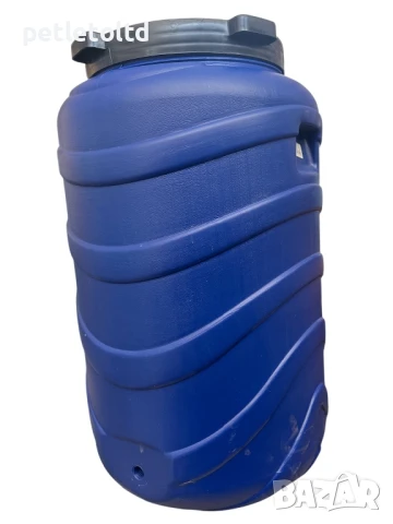 Бидон 130 л с широко гърло и със странични дръжки