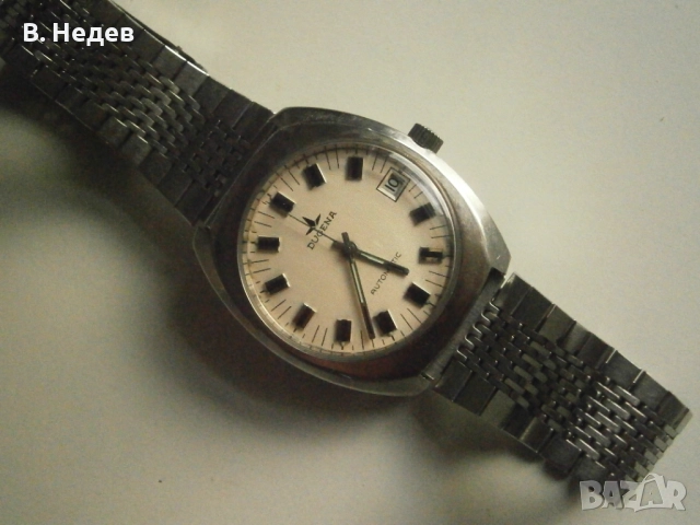 DUGENA, automatic, 36,5 mm, PUW 1561, 25 jewels, Pfortzheimer, Germany, снимка 10 - Мъжки - 51669545