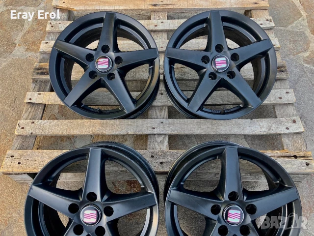 15 джанти 5х112 Seat Altea Toledo Leon Alhambra 5х112 Сеат Алхамбра Алтеа Толедо Леон Оригинал, снимка 3 - Гуми и джанти - 51372674
