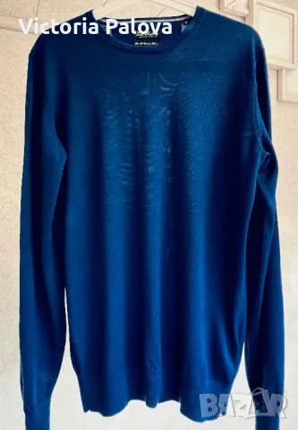 Пуловер/ блуза нежен меринос TOM RUSBORG  Дания, снимка 7 - Блузи - 47393155