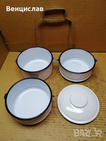 Соц Емайлирана Садинка. , снимка 4 - Антикварни и старинни предмети - 39354699