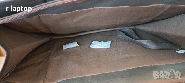 Ново с етикет чанта за лаптоп и документи кожена чанта цвят кафяв бизнес чанта, снимка 10 - Чанти - 41024373
