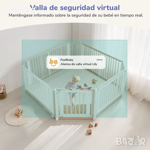 Чисто нов бебефон с 2 броя 2K камери и 5" монитор Jeeber VB805Pro – WiFi / Мобилно приложение , снимка 3 - Бебефони - 56226104